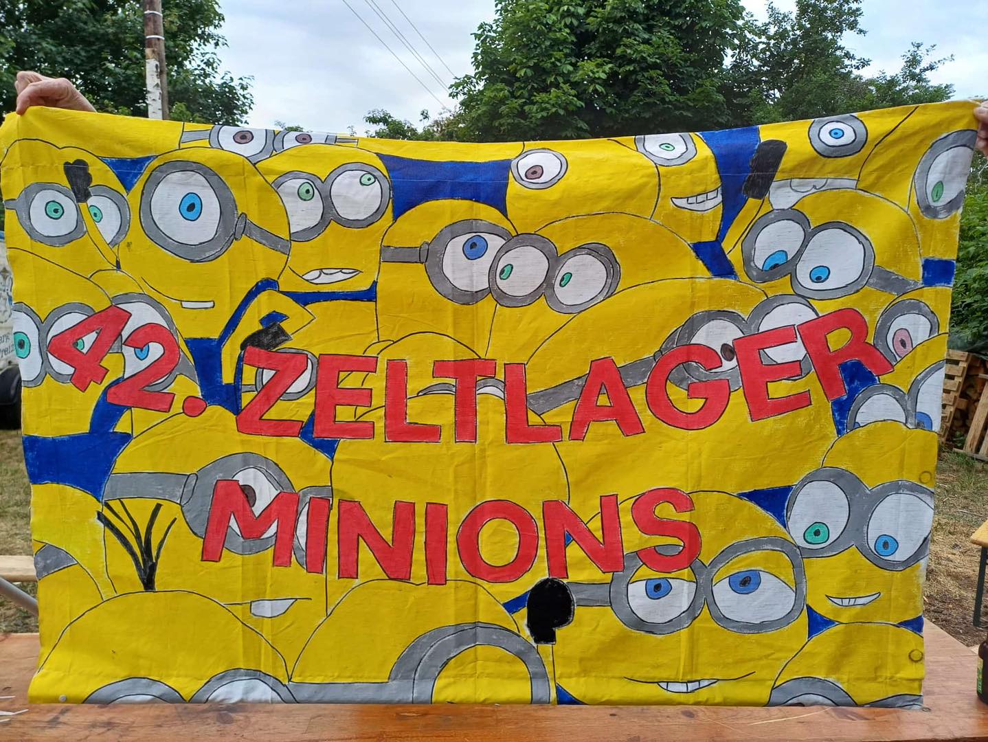 Tag 1 – Willkommen bei den Minions aka unserem 42. Zeltlager